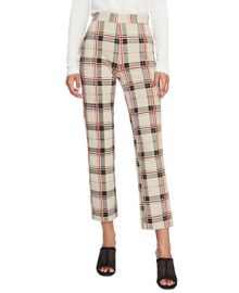 Sanctuary Carnaby Plaid Kick Crop Pants - Macys at Macys