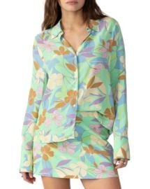 Sanctuary Easy Cuff Printed Shirt Bloomingdales at Bloomingdales