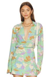 Sanctuary Floral Button Up Shirt at Revolve