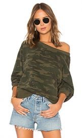 Sanctuary Nolita Sweatshirt in Mother Nature Camo from Revolve com at Revolve