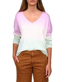 Sanctuary Ombreacute Horizon V-Neck Sweater  Reviews - Sweaters - Women - Macys at Macys