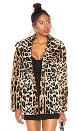 Sanctuary Seeing Spots Faux Fur Coat in Leopard from Revolve com at Revolve