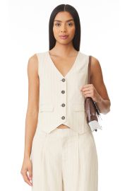 Sanctuary Timeless Vest In Vineyard Stripe at Revolve