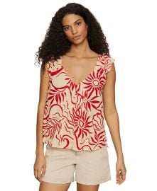 Sanctuary Womens The Time Off Printed Sleeveless Top - Macys at Macys
