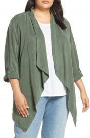 Sancutary On The Go Belted Waterfall Jacket  Plus Size    Nordstrom at Nordstrom