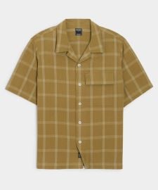 Sand Washed Silk Studio Shirt in Dark Marigold at Todd Snyder