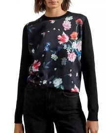 Sandalwood Floral Print Sweater at Bloomingdales