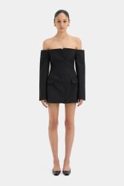 Sandrine Tailored Mini Dress Black SIR at SIR