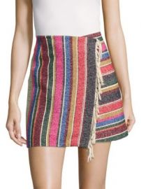 Sandro - Josy Striped Wrap-Around Skirt at Saks Off 5th