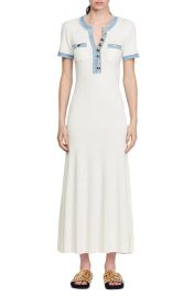 Sandro Alecia Short Sleeve Sweater Dress at Nordstrom