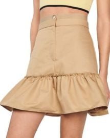 Sandro Alicante Ruffled Hem Skirt Bloomingdales at Bloomingdales