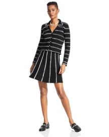 Sandro Andina Textured Striped Cardigan - 150th Anniversary Exclusive at Bloomingdales