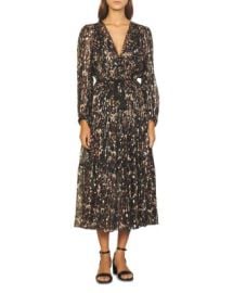 Sandro Angelita Printed Midi Dress   Bloomingdales at Bloomingdales