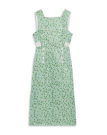 Sandro Ashley Floral Print Midi Dress Bloomingdales at Bloomingdales