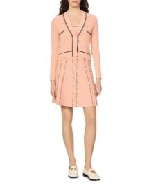Sandro Auxane Embroidered Cardigan Bloomingdalex27s Women at Bloomingdales