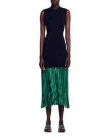 Sandro Bambie Fringe Hem Dress Bloomingdales at Bloomingdales