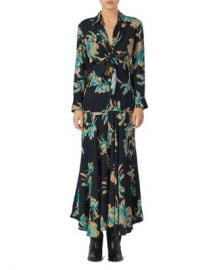 Sandro Blaire Floral Maxi Dress Women - Bloomingdale s at Bloomingdales