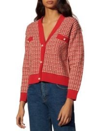 Sandro Brandy Tweed Cardigan   Bloomingdales at Bloomingdales