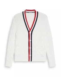 Sandro Cable Knit Cardigan at Bloomingdales