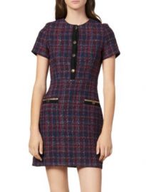 Sandro Chela Tweed Mini Dress Women - Bloomingdale s at Bloomingdales