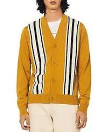 Sandro College Wool Stripe Cardigan     Bloomingdales at Bloomingdales