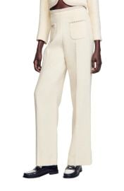 Sandro Cropped Tweed Jacket and Tweed Trousers at Nordstrom