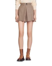 Sandro Dizzy Plaid Shorts Bloomingdales at Bloomingdales