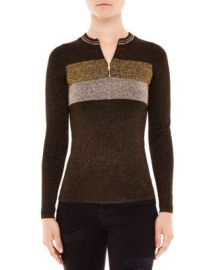 Sandro Dora Shimmer Knit Sweater at Bloomingdales