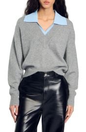 Sandro Double Neck Jumper at Nordstrom