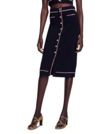 Sandro Elisa Knit Midi Pencil Skirt Bloomingdales at Bloomingdales