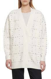 Sandro Embellished Oversize Cardigan at Nordstrom