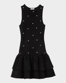 Sandro Emma Drop-Waist Mini Dress at Neiman Marcus