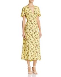 Sandro Enis Printed Midi Dress at Bloomingdales