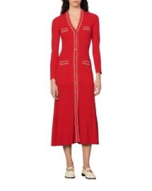 Sandro Esmeralda Knit Midi Dress   Bloomingdales at Bloomingdales