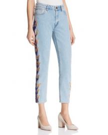 Sandro Flame Cropped Jeans at Bloomingdales