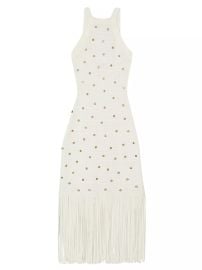 Sandro Fringed Midi Dress at Saks Fifth Avenue