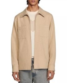 Sandro Full Zip Shirt Jacket Bloomingdales at Bloomingdales