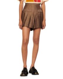 Sandro Gael Pleated Jacquard Skort   Bloomingdales at Bloomingdales