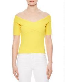 Sandro Galina Off-The-Shoulder Sweater at Bloomingdales