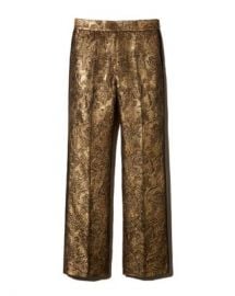 Sandro Goldy Brocade Cropped Pants Women - Bloomingdale s at Bloomingdales