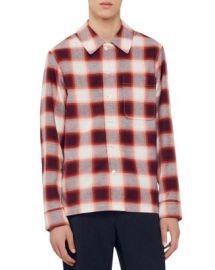 Sandro Grunge Cotton Long Sleeve Check Shirt Bloomingdales at Bloomingdales