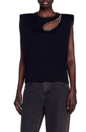 Sandro Gustave Cut Out Top at Nordstrom