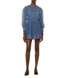 Sandro Gwen Ruffled Dot Print Dress   Bloomingdales at Bloomingdales