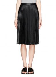 Sandro Java Pleated Skirt at Lane Crawford