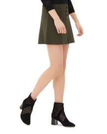 Sandro Joelle Lace-Up Skirt at Bloomingdales