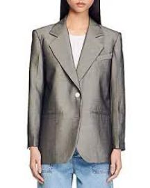 Sandro Katerina Virgin Wool Blend Blazer at Nordstrom