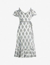 Sandro Lace Cold Shoulder Dress at Selfridges