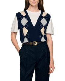 Sandro Layered Look Sweater Vest Top Bloomingdalex27s Women at Bloomingdales