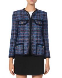 Sandro Liman Plaid Tweed Jacket Women - Bloomingdale s at Bloomingdales