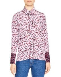 Sandro Lolita Floral-Print Silk Shirt Bloomingdale39s at Bloomingdales